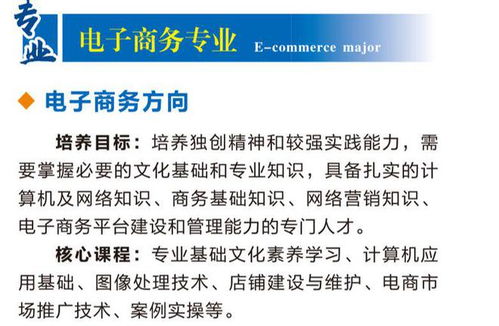 电子商务对应的专业代码