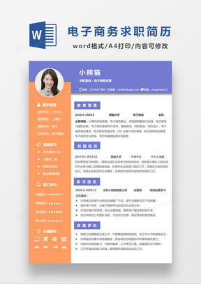电子商务专业明星有哪些